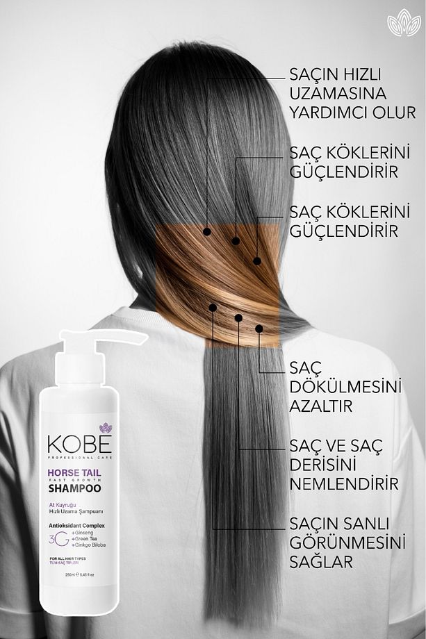 Yıpranmış Ve Zayıf Saçlar Için Hızlı Uzamaya Yardımcı At Kuyruğu Şampuan 250 ml - 4