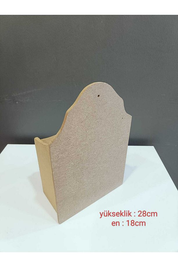 Ahşap Kapı Önü Lüks Posta Kutusu Mdf Ham boyanabilir - 2