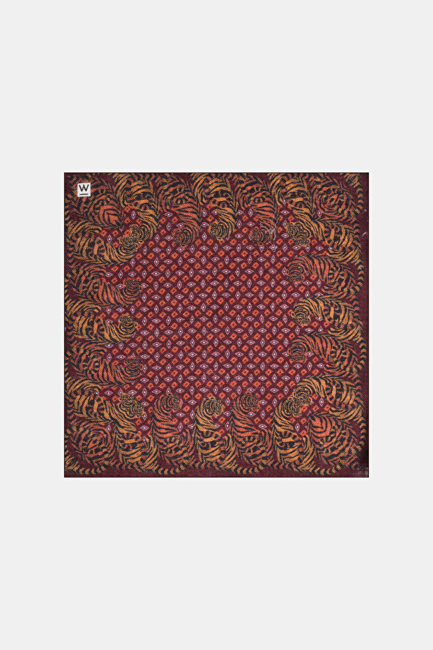 BORDO YÜN MENDİL - 1