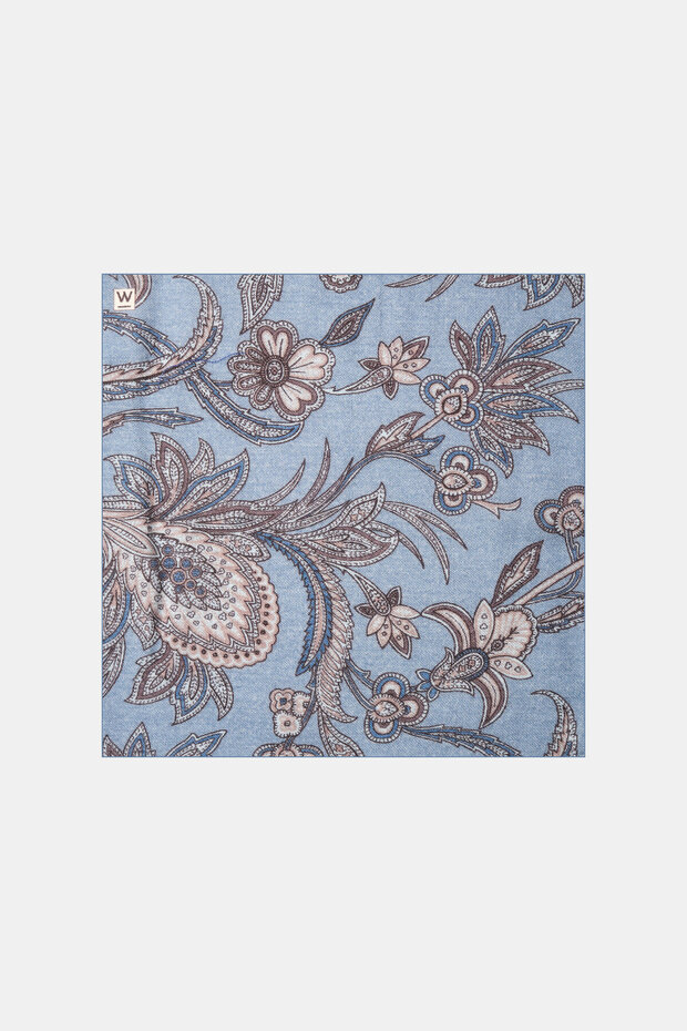 MAVİ YÜN MENDİL - 1