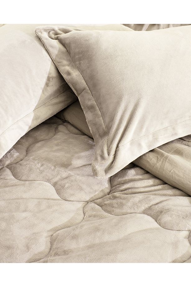 Kaira King Size Comforter Set - Bej - 8