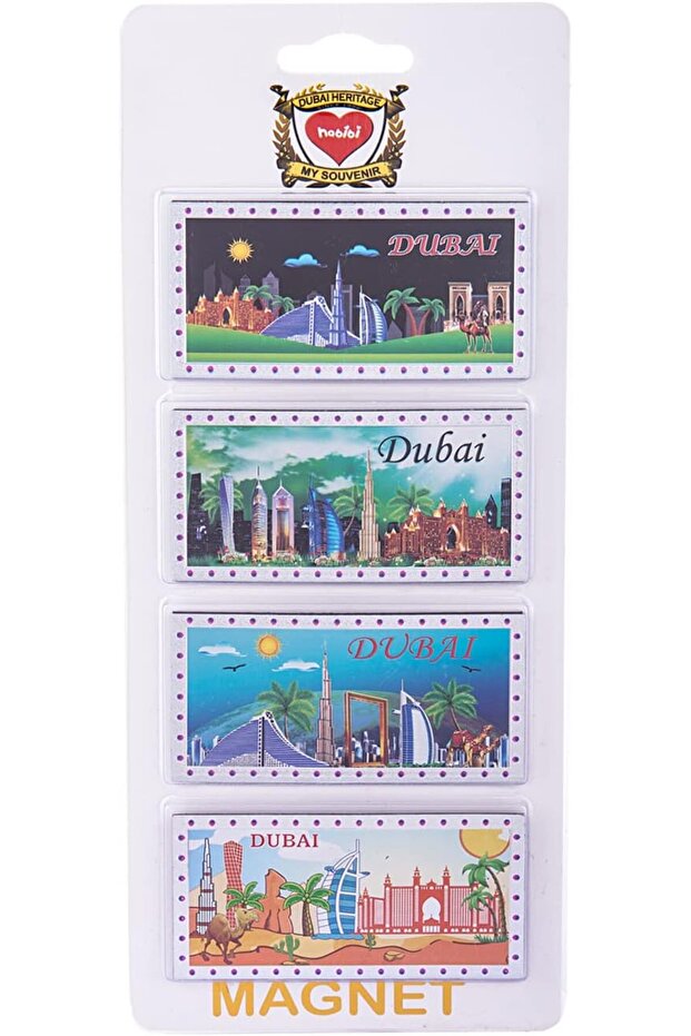 Dubai Magnet 4Pcs Multi-colorM050