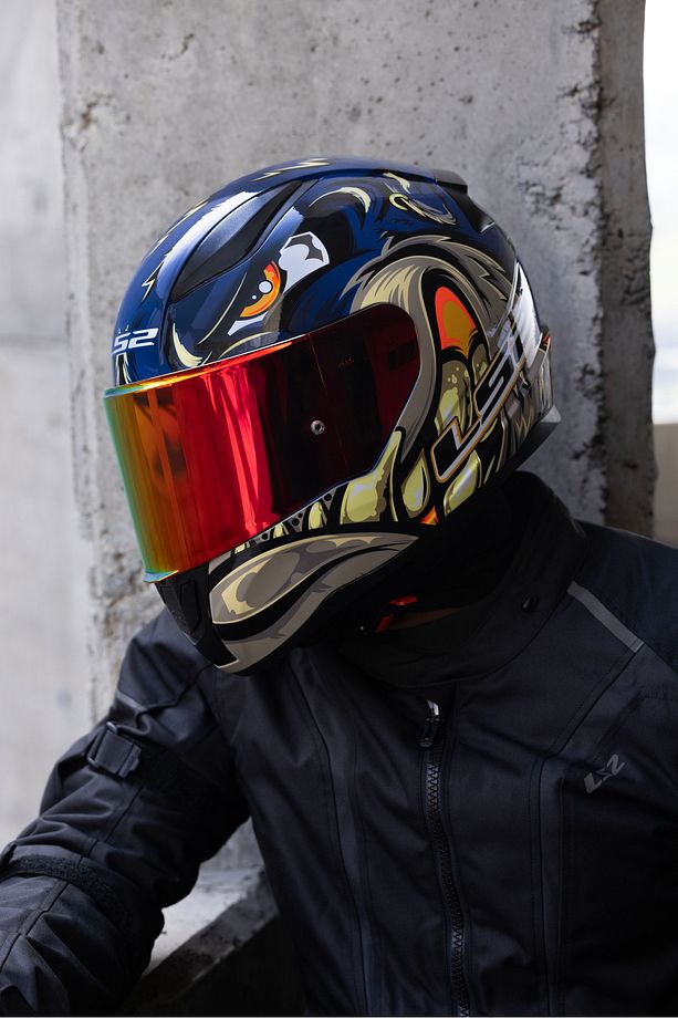 RAPID 2 SPOX MAVİ-GRİ KASK - 5