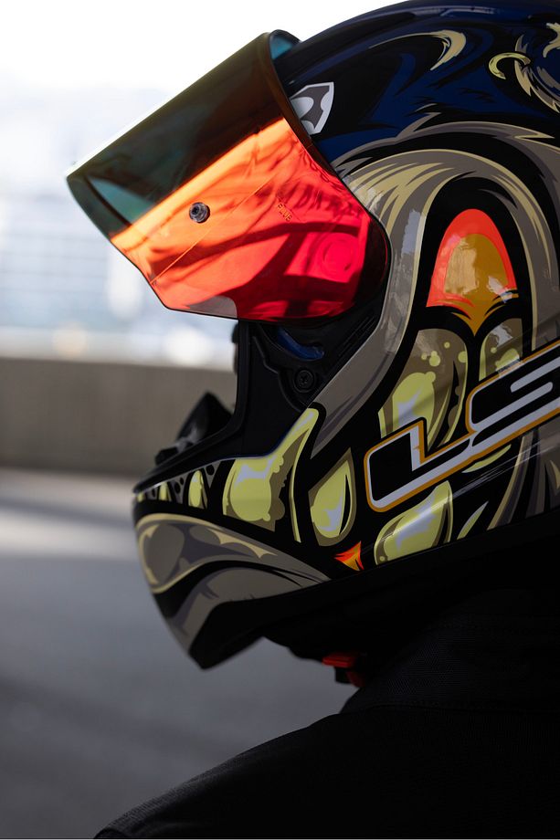 RAPID 2 RACE SPOX MAVİ-GRİ KASK - 5
