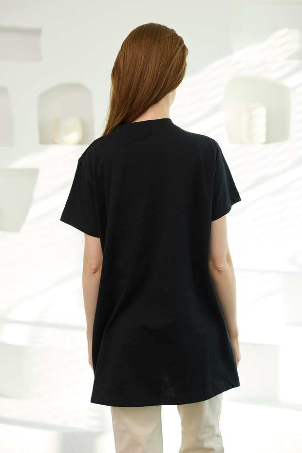 Kadın Basic Kısa Kollu İçlik Siyah - 3