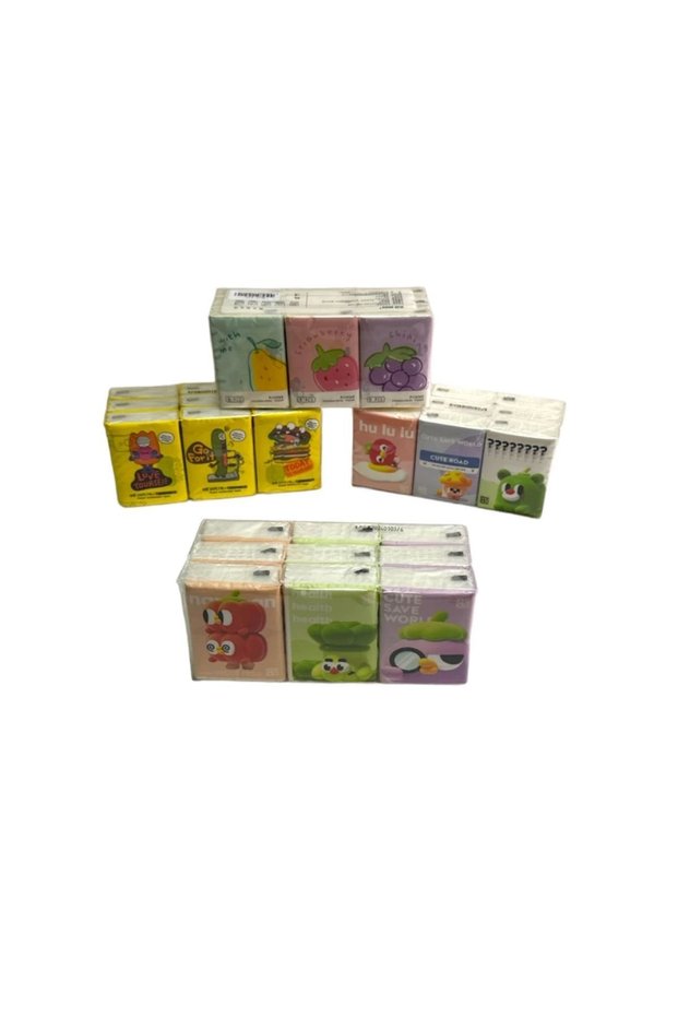 9511 Patterned Pocket Handkerchief (9 Pcs)