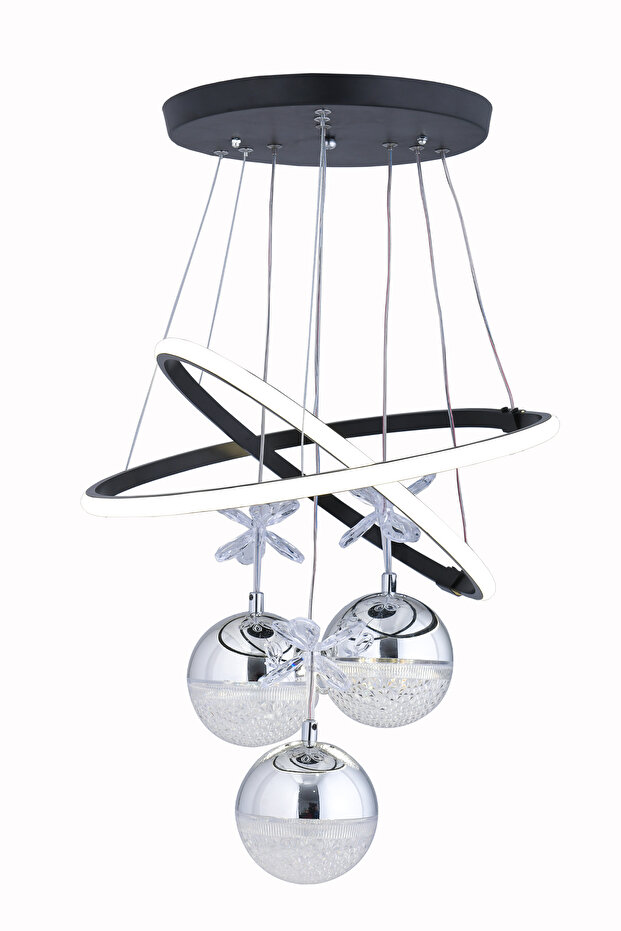 ORKİDE 3 TOP SİYAH AVİZE - 3