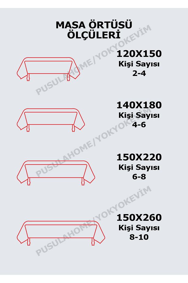 Yılbaşı Kenarı Şeritli Masa Örtüsü - 9