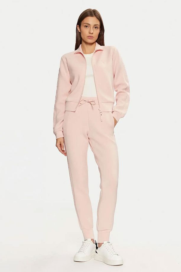 Kadın New Allie Scuba Fermuarlı Sweatshirt - Pembe - 5