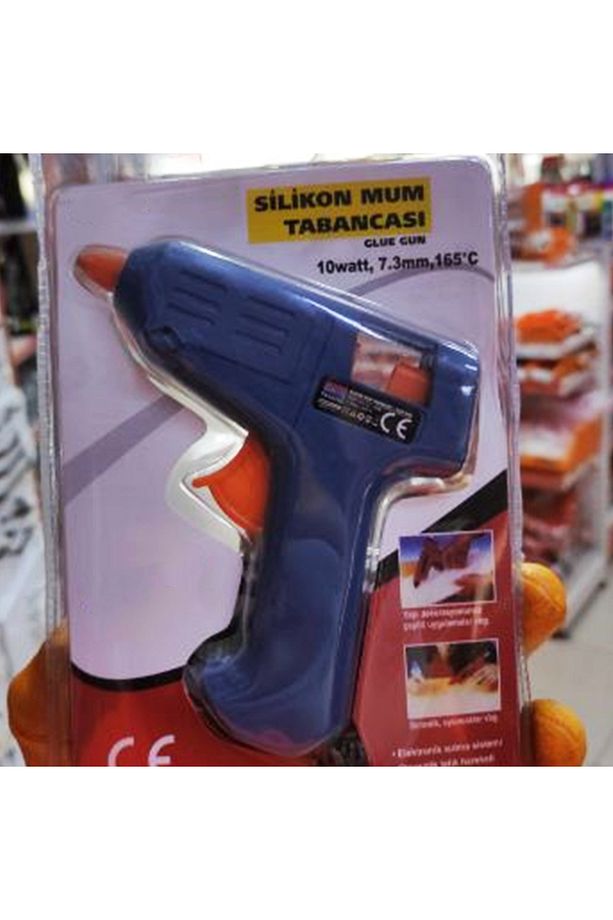 Elektrikli 165° C Küçük Sıcak Mum Silikon Tabancası 7.3 mm İnce Mum Çubuğu Tutkal Isı 10 W 1 Adet - 4