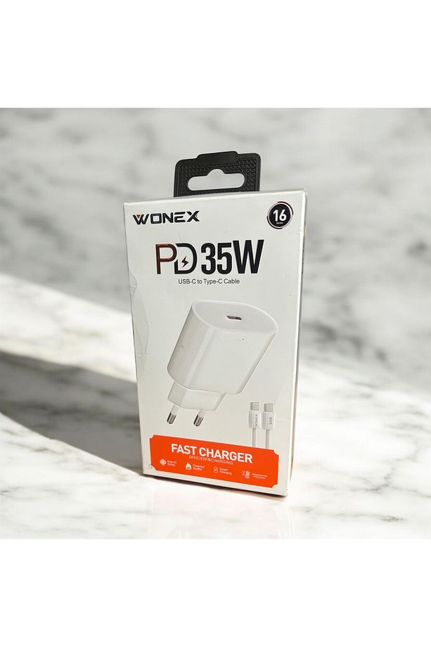 İphone 15 ve üzeri için Şarj Cihazı WONEX PD 35W Hızlı Şarj Cihazı | Type-C to Type-C Kablo | - 2