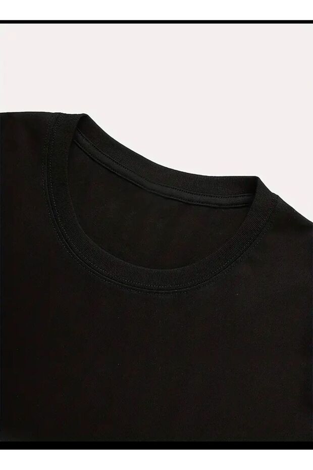 تي شيرت أساسي مطبوع - 3