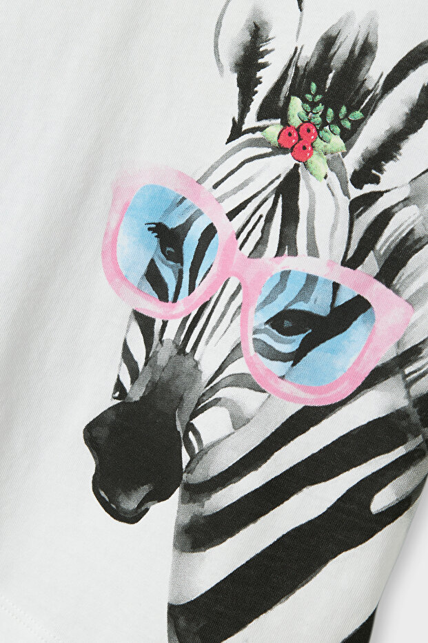 Bright White T-Shirt for Women and Girl
