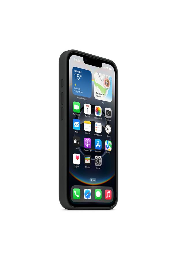 iPhone 16e Silikon Kılıf Siyah MD3N4ZM/A - 3
