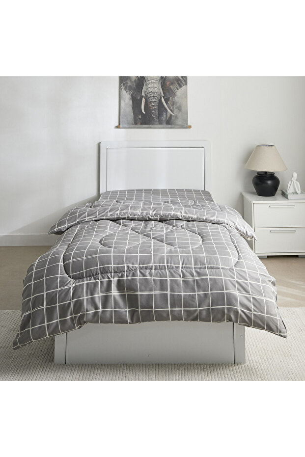 لحاف فردي من الألياف الدقيقة من ماتريكس أكرون - 135×220 سم - 2