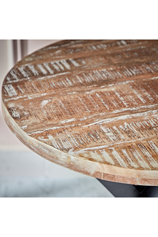 Cavon Lika Solid Wood End Table - 3