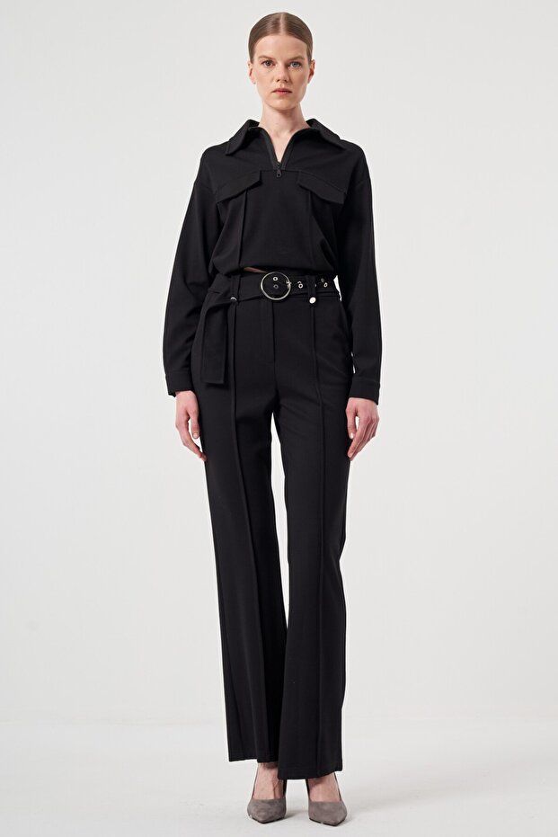 Fermuar Yaka Ceket - 4