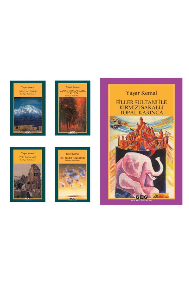 Bu Diyar Baştanbaşa 4 Kitap - Filler Sultanı ile Kırmızı Sakallı Topal Karınca Yaşar Kemal