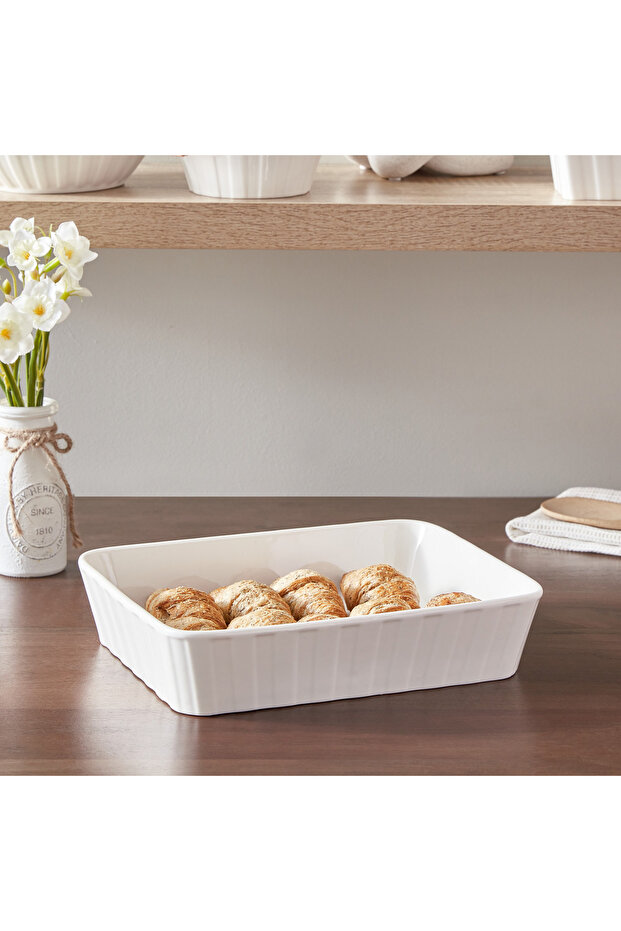 طبق مستطيل سوبريم - 28x23x6.5 سم - 1