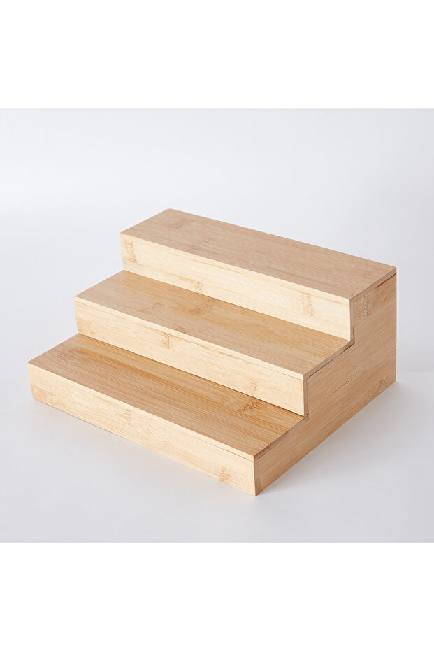 رف توابل من الخيزران بثلاث طبقات - 6