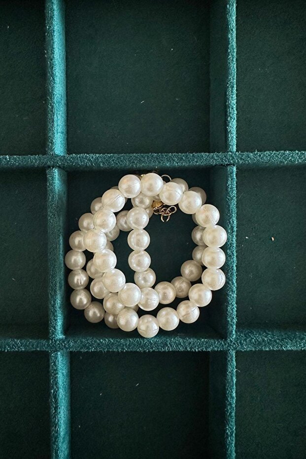 Monte Orta Boy Soyulmaz İnci Kolye - 5