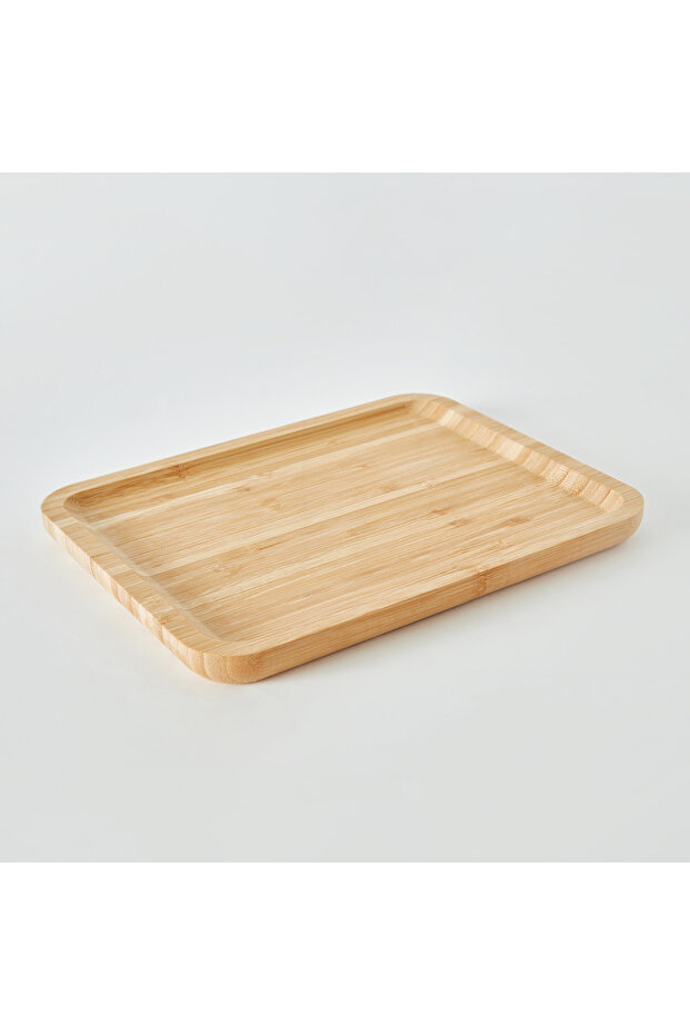 Bamboo Rectangular Tray - Medium - 6