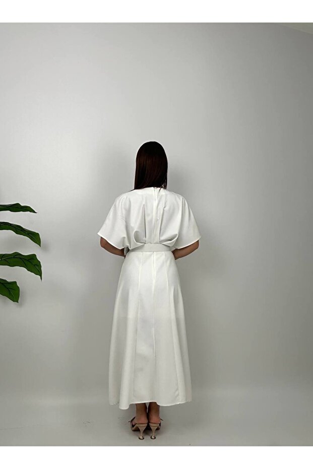 Rochie cu detaliu curea - 4