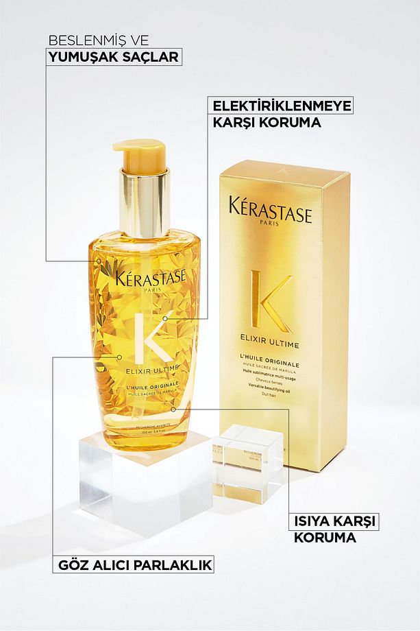 Elixir Ultime L'huile Originale Parlaklık Veren Saç Bakım Yağı 100 ml - 4