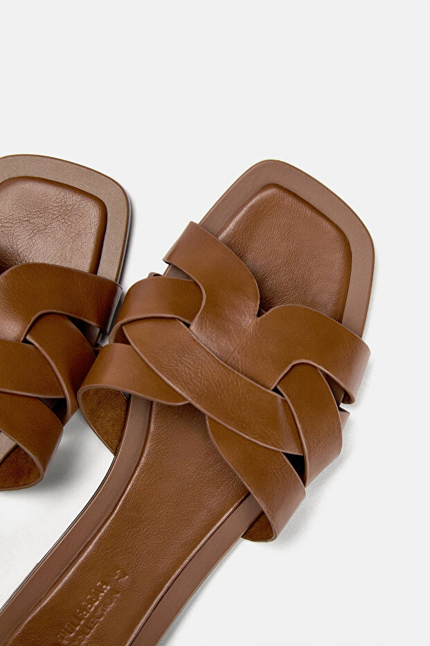 Çapraz bantlı düz terlik - 2