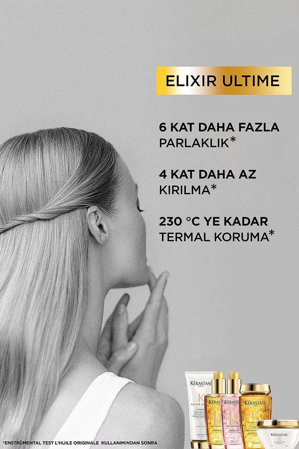 Elixir Ultime L'huile Originale Parlaklık Veren Saç Bakım Yağı 100 ml - 7