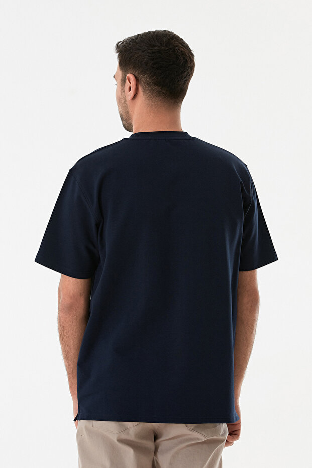 Basic Dik Yaka Tişört - 3