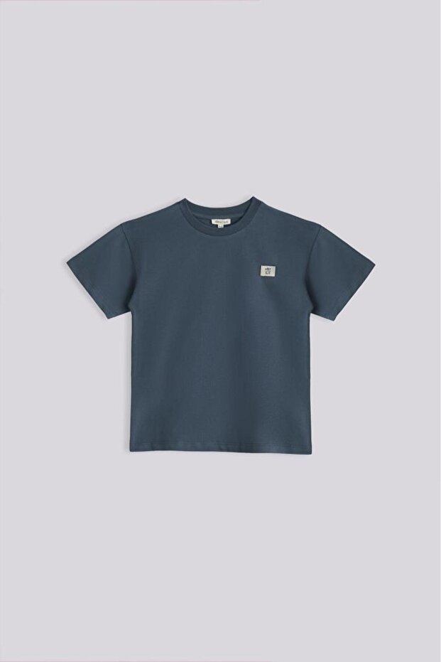 تيشيرت للأولاد من متجر BG باللون الفحمي - 1