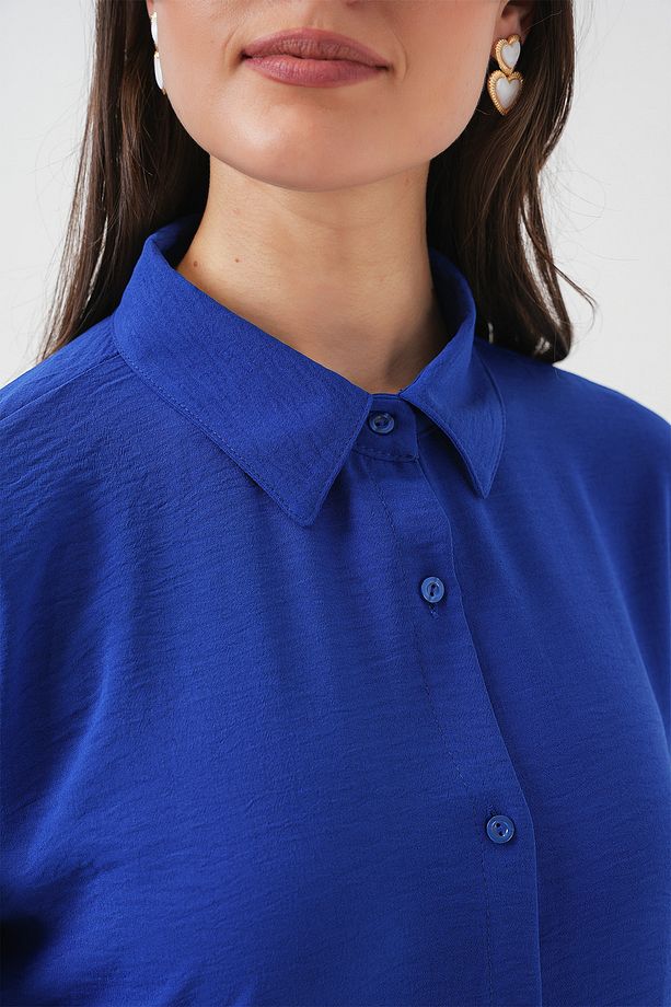 6593 Oversize İkili Takım - Saks - 4