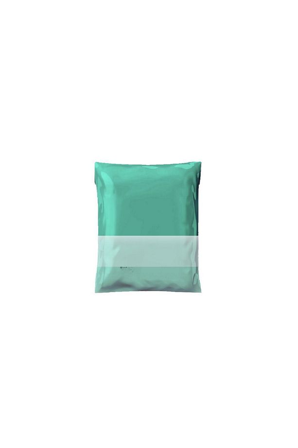 Cepli Renkli Kargo Poşeti - 30x37 Cm - Yeşil - 100 Adet - 1