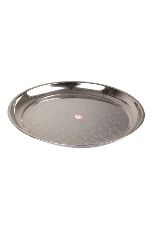 Round Dinner Plate Silver 45centimeter
