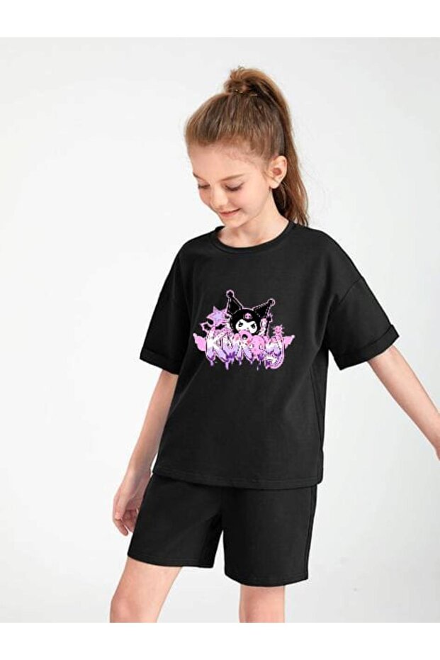 Children's Crew Neck Printed Short Sleeve T-Shirt