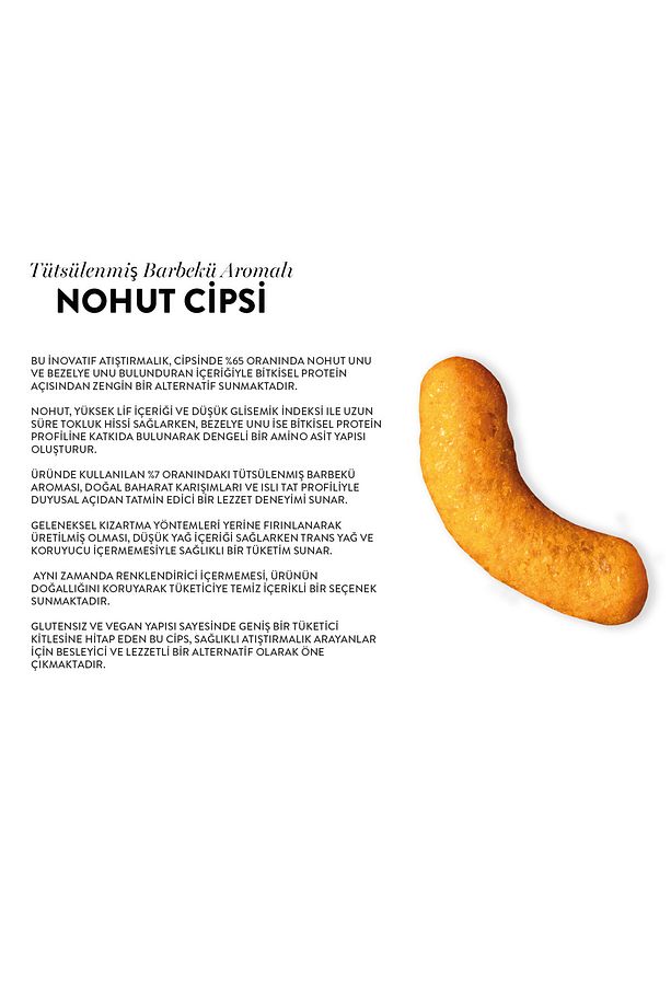 Tütsülenmiş Barbekü Aromalı Nohut Cips Seti, 50g X 6 Adet - 6