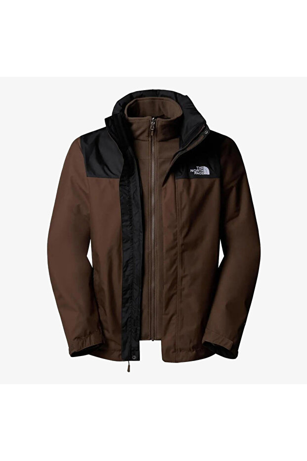 Evolve II Triclimate Erkek Kahverengi Outdoor Ceket (NF00CG555EX1) - 3