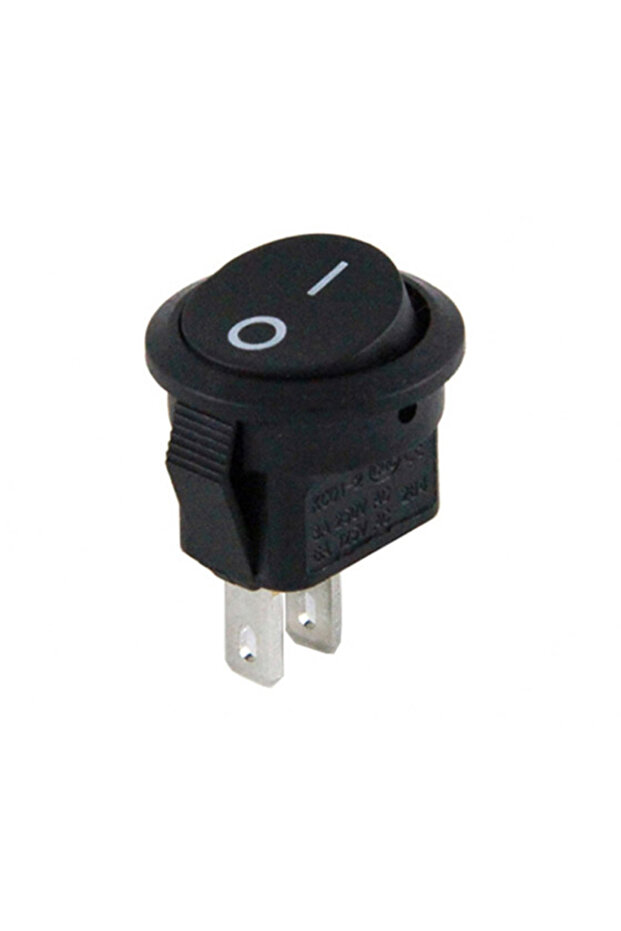 Mini Round 2 Pin Non-Illuminated On-Off Switch Ic-134E