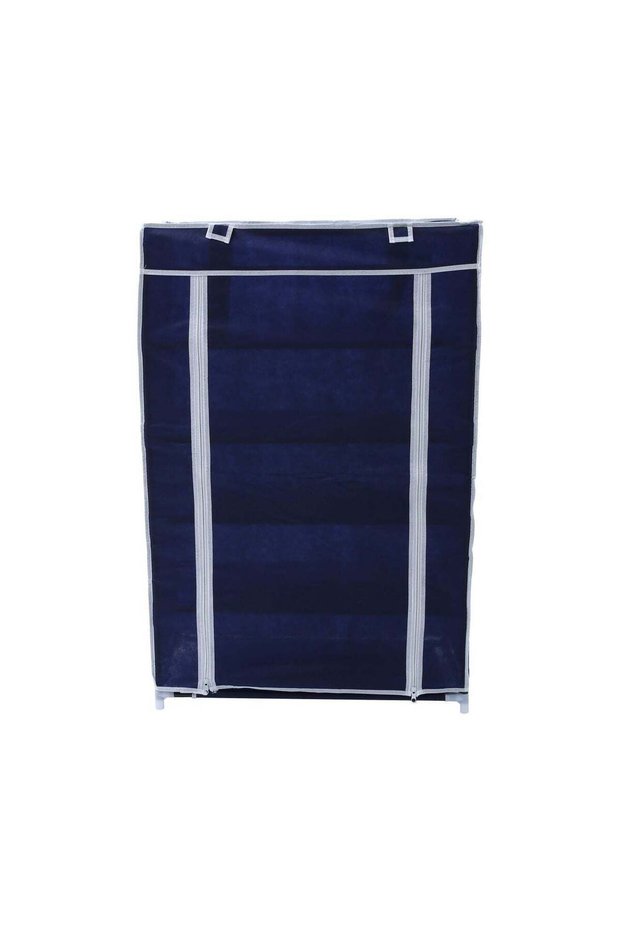 5-Layer Shoe Rack Blue 60x90x30cm