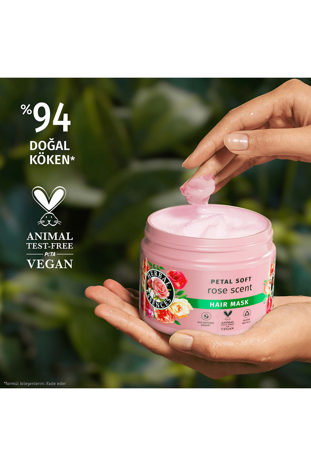 Kadifemsi Yumuşaklık Gül Kokulu Saç Bakım Maskesi 300ml - 5