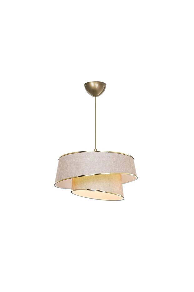 Evlight Eftelya Asimetrik Sarkıt Avize, Pudra - 2