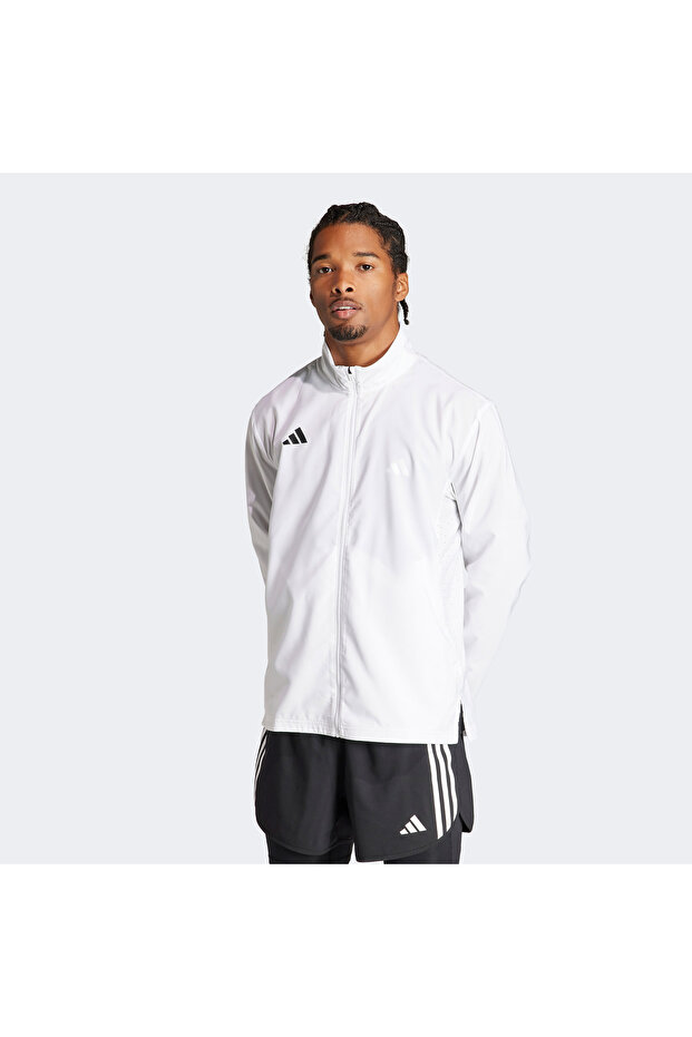سترة واقية بيضاء للجري للرجال من Adizero Essentials