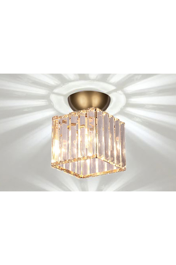 EVLİGHT TEKLİ SARKIT KRİSTAL CAM AVİZE - 1