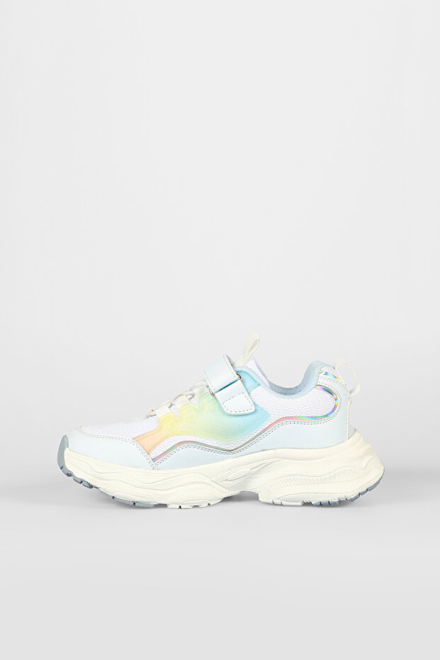 حذاء رياضي أبيض للفتيات من Teide Basic - 4