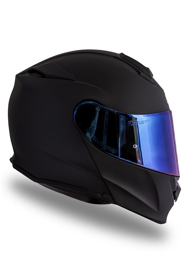 Delta Basic Mat Siyah çene Açılır Kask - 3