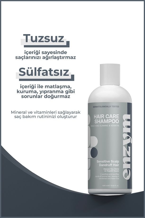 Hassas Saç Derisi Ve Kepekli Saçlara Özel Kepek Önleyici Şampuanı 400 ml (2 Adet) - 4