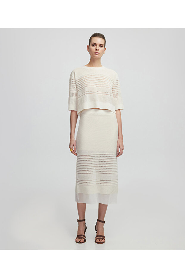 Transparan mix etek - 1