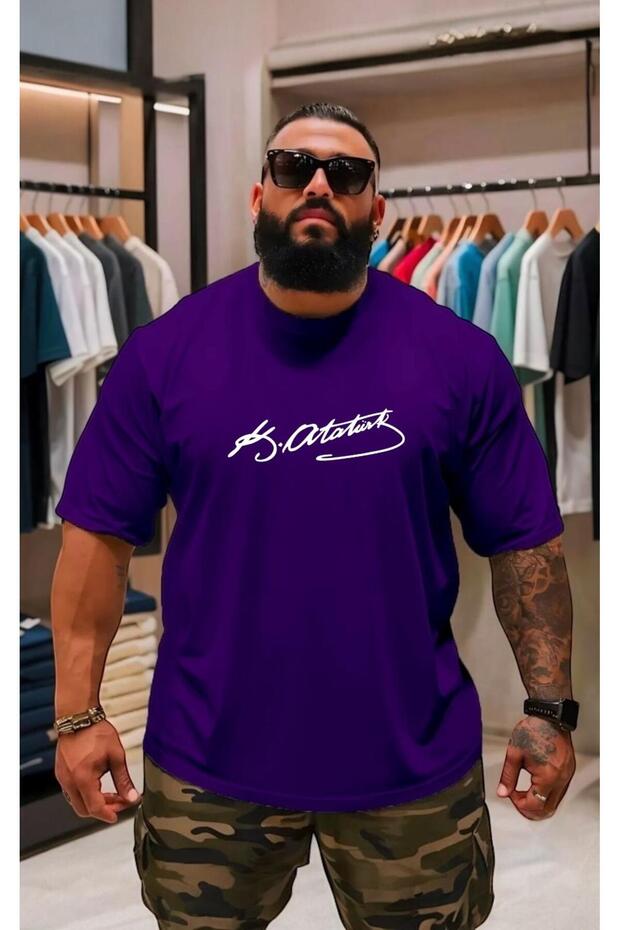 Plus Size Unisex Printed T-Shirt