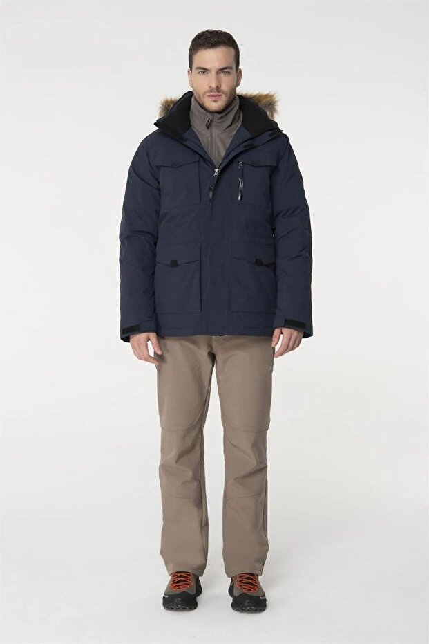 Saalbach Erkek Down Ceket Mont Lacivert - 4